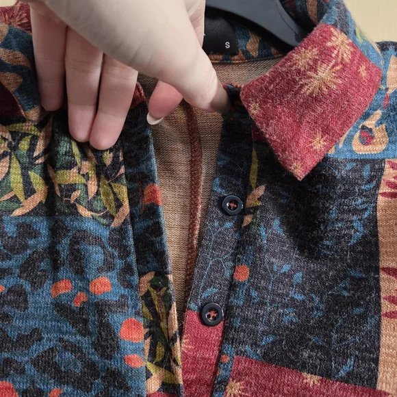 Multicolour Patchwork Dress - Picture 4 of 9